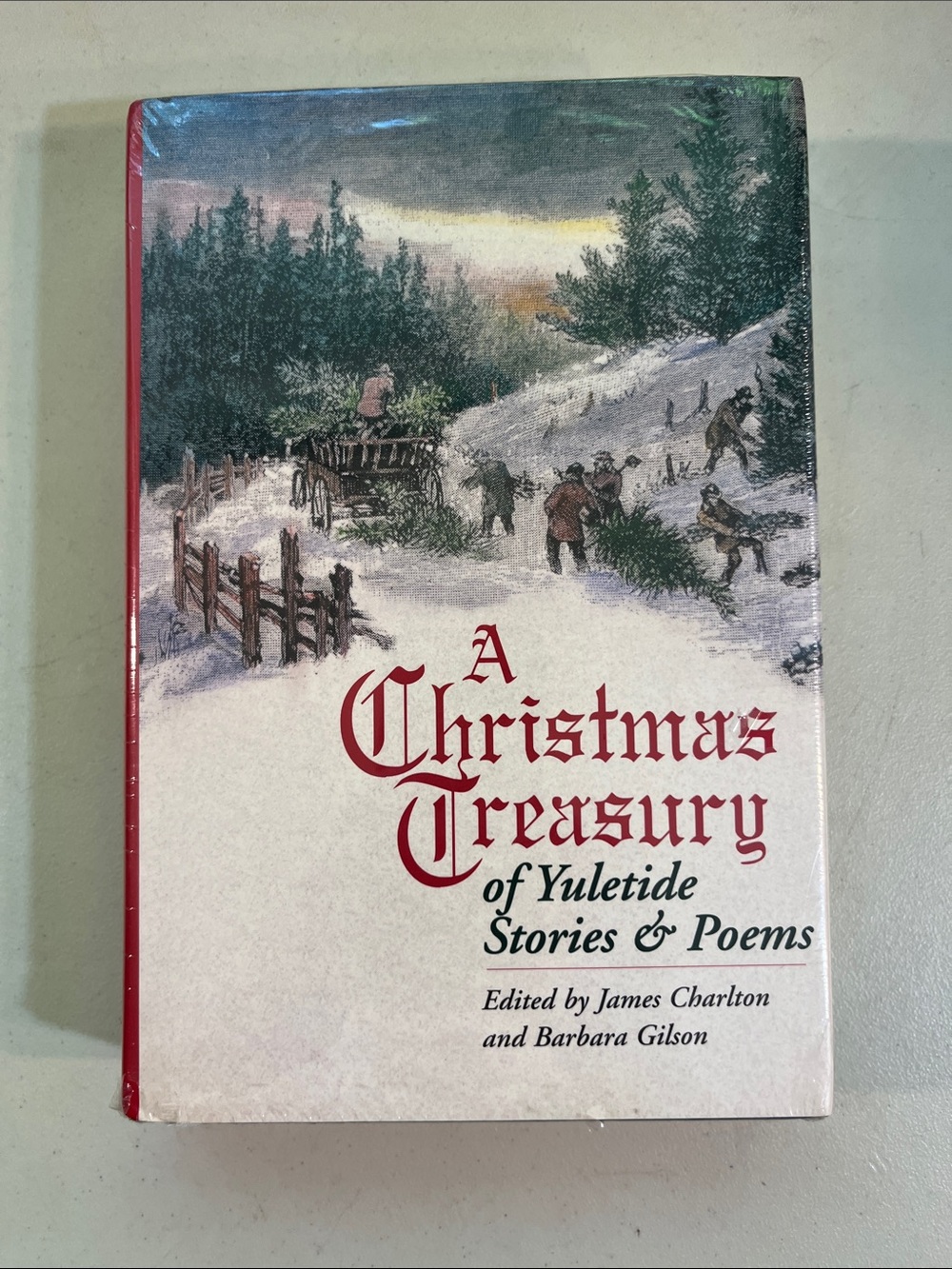 A Christmas Treasury of Yuletide Stories & Poems - Red Hardcover